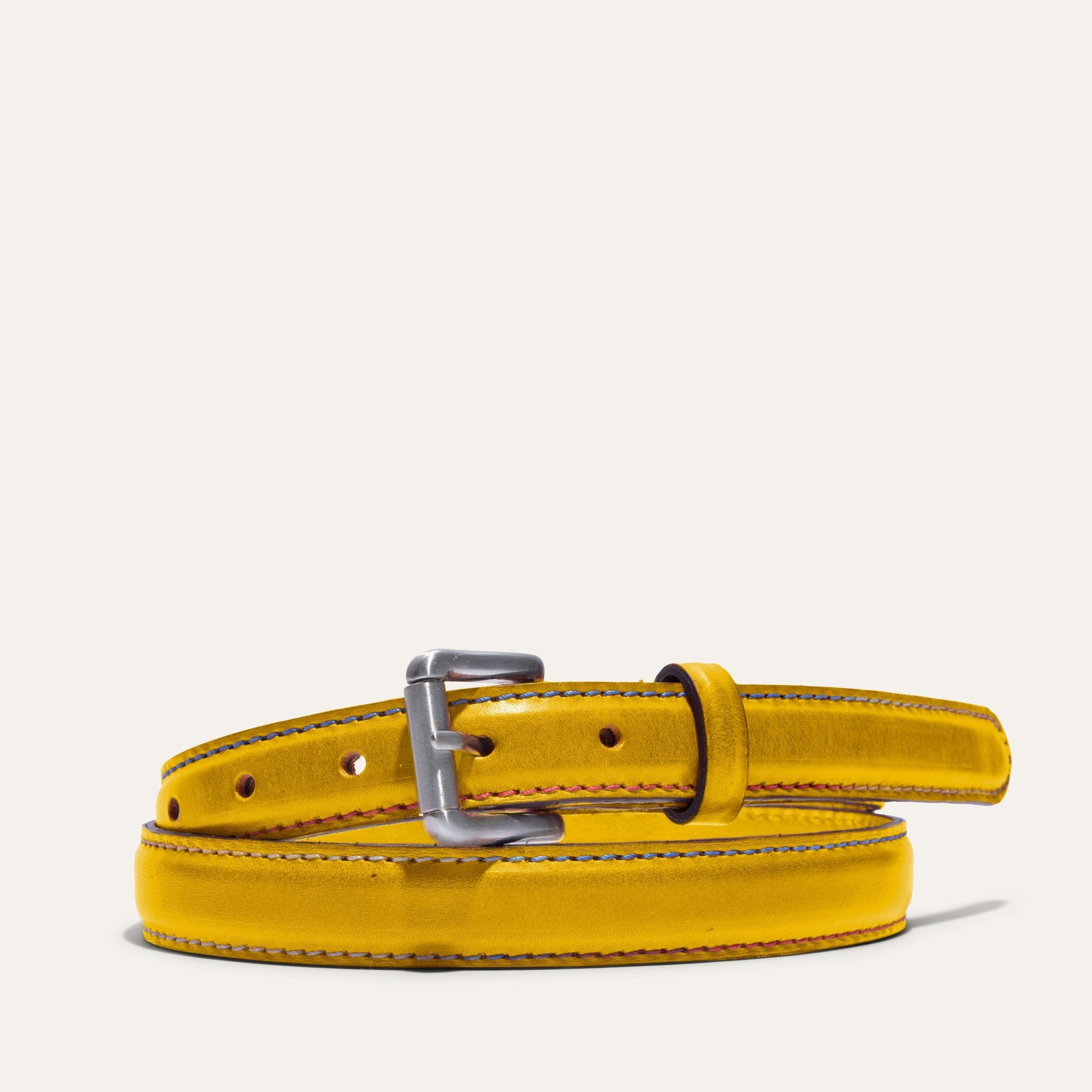 Rainbow Stitched Belt - Will Leather Goods
